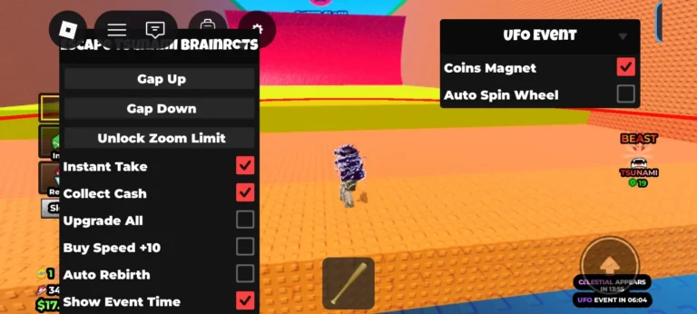 Auto UFO Event [Keyless]