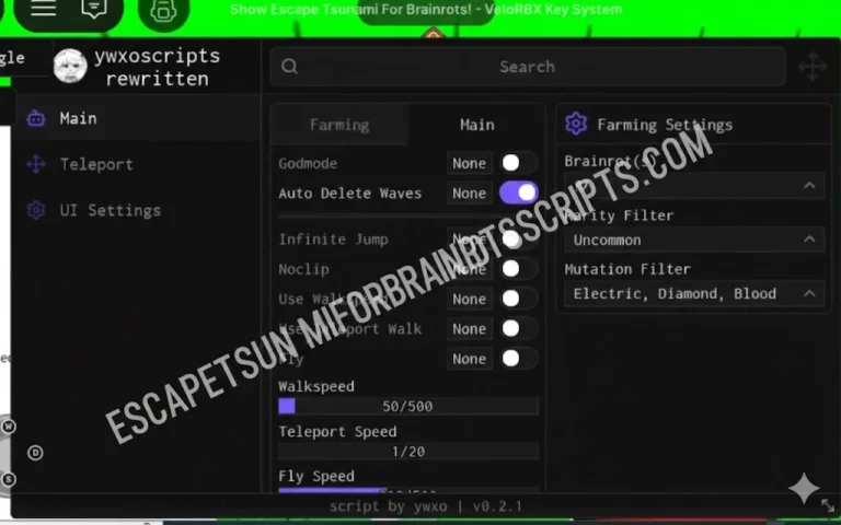 YWXO Script [No Key]